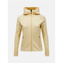 Bluza damska PEAK PERFORMANCE Rider Essentials Midlayer Zip Hood żółta
