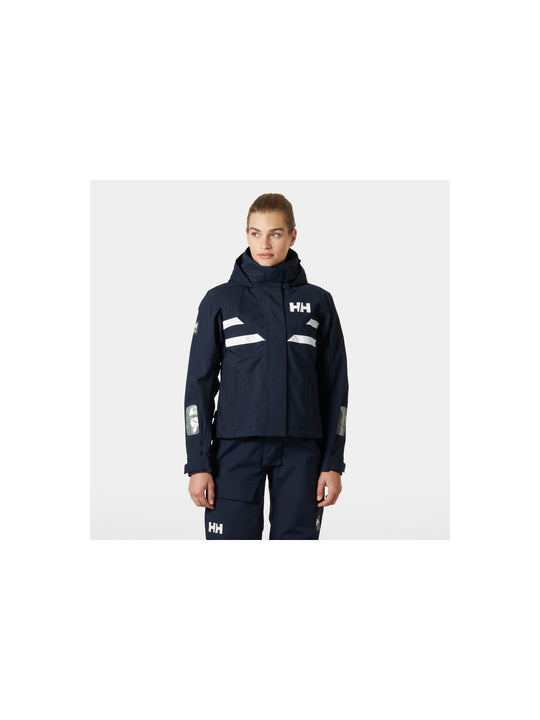 Kurtka wodoodporna damska HELLY HANSEN W QUAYSIDE JACKET granatowa - Adventure Sports
