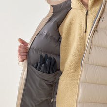 Kurtka puchowa z kapturem męska HAGLÖFS Rosson Down Hood Chalk Beige
