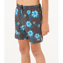 Szorty kąpielowe chłopięce RIP CURL Surf Revival Floral Volley-Boy czarne
