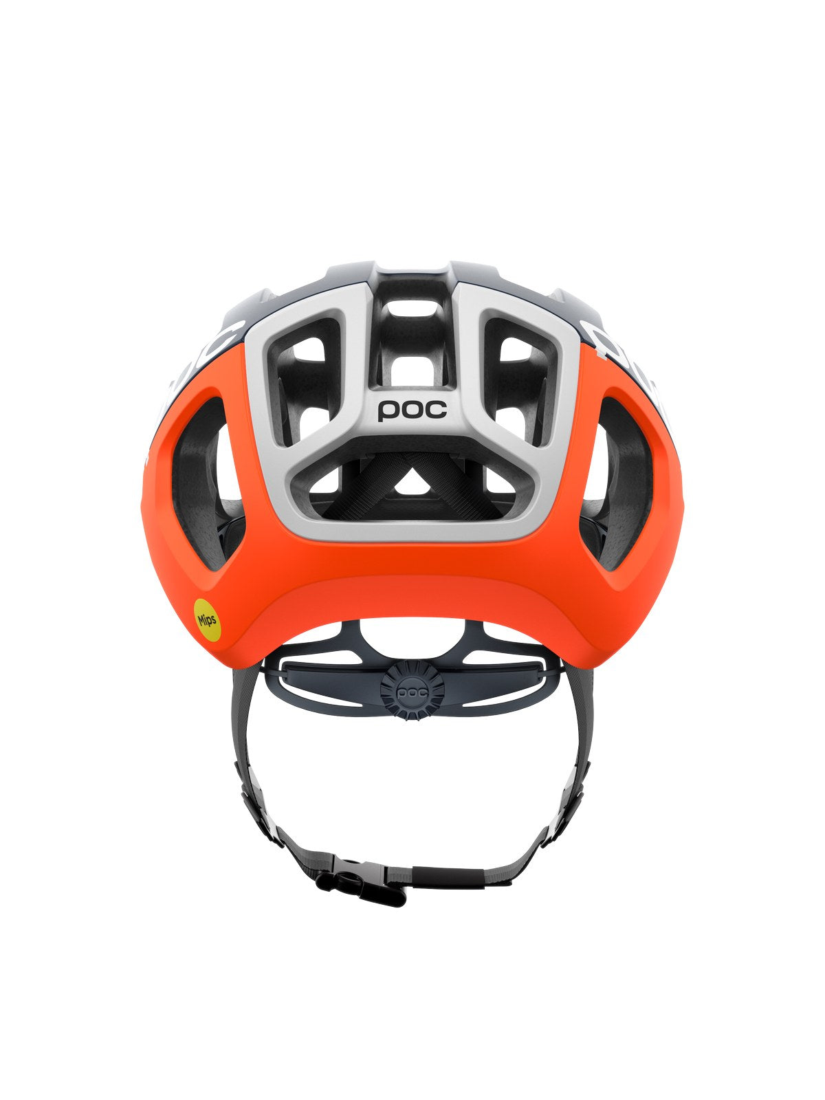 Kask rowerowe POC Ventral Air MIPS granatowo pomarańczowy