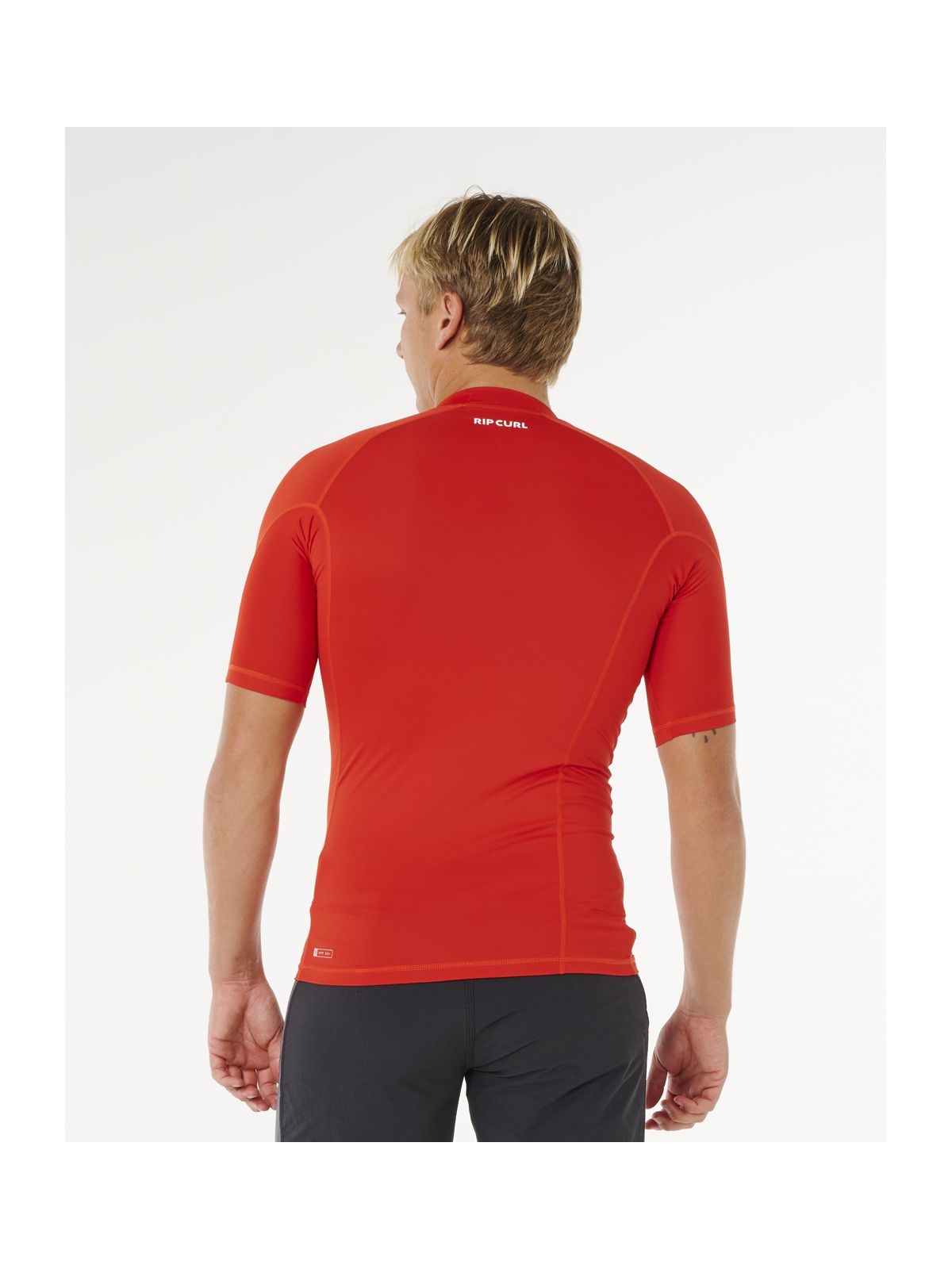 Lycra męska RIP CURL Waves Upf Perf S/S czerwona