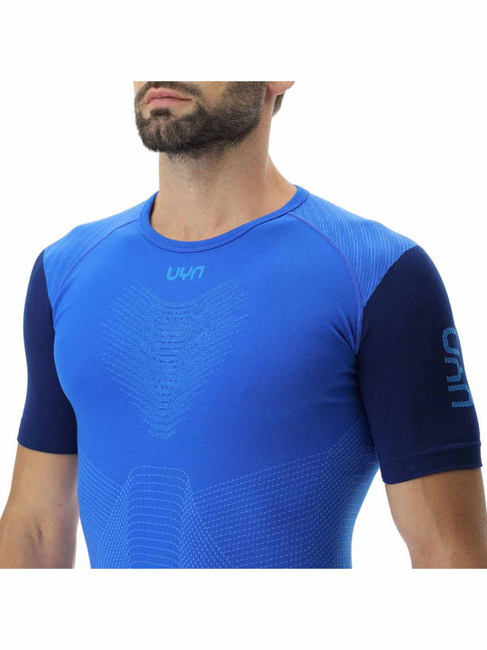 Koszulka biegowe męska Running Shirt - strong Blue/Peacot
