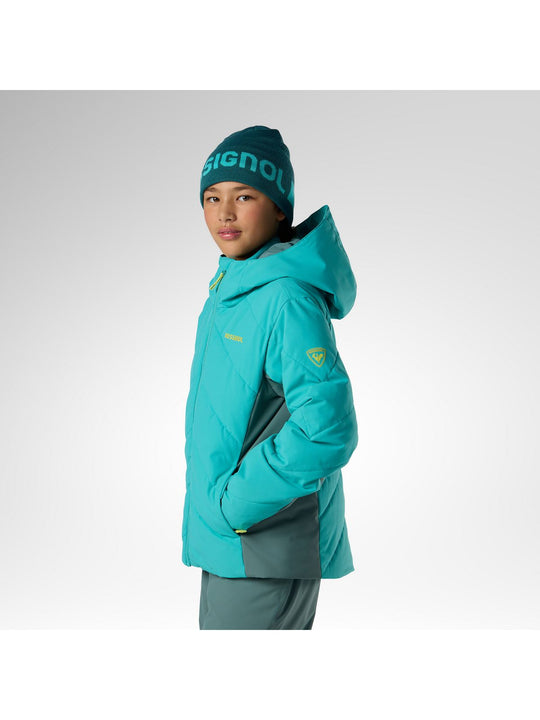 Kurtka narciarska juniorska ROSSIGNOL Girl Staci Insulated Ski Jkt niebieska
