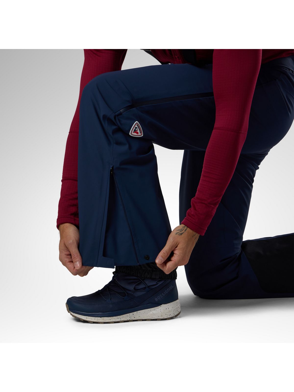 Spodnie narciarskie męskie ROSSIGNOL M Snowdazzle Insulated Pant niebieskie