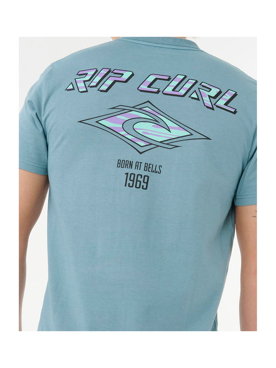 Koszulka RIP CURL FADE OUT ICON TEE niebieska
