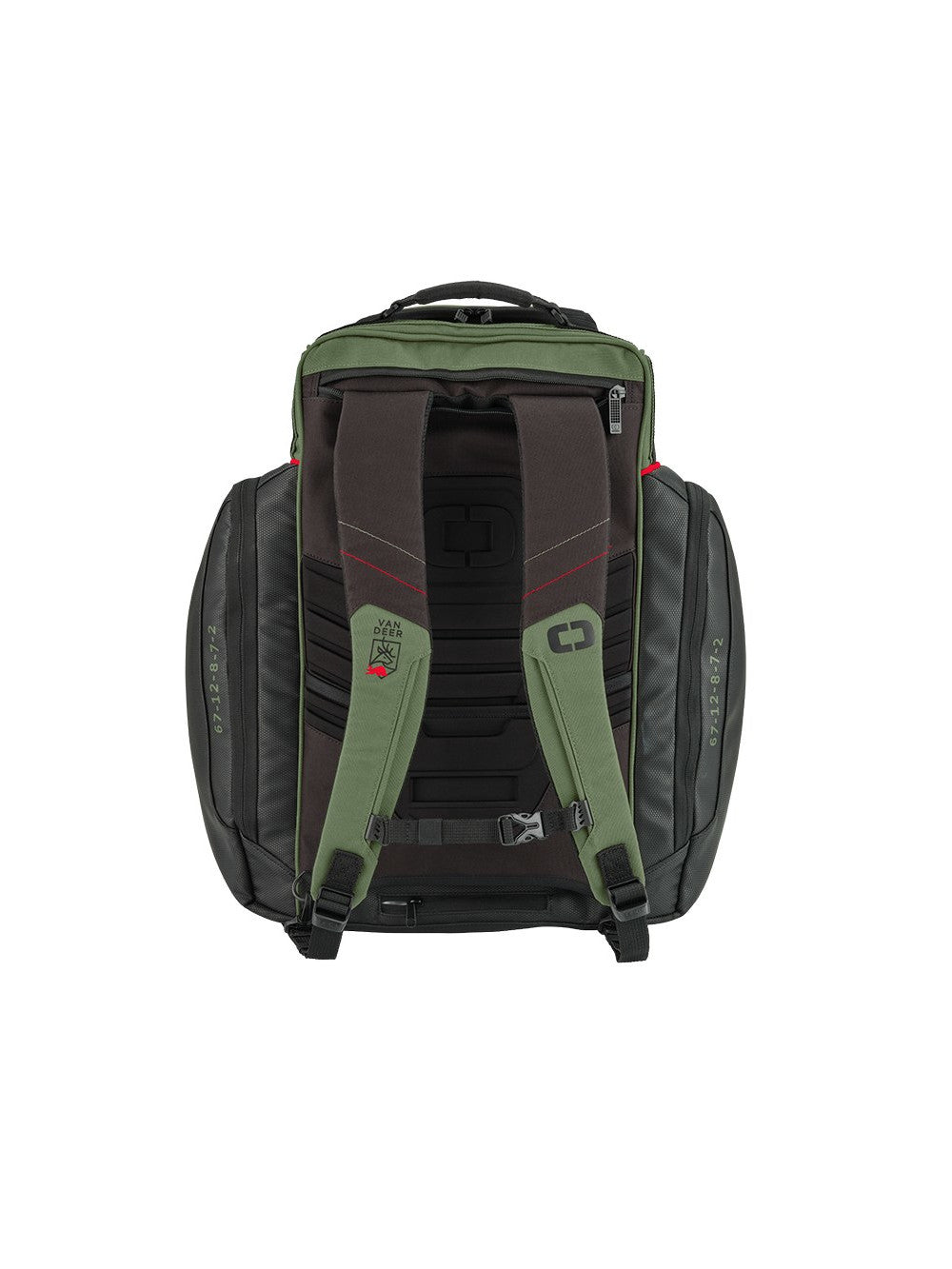 Plecka narciarski VAN DEER SKI PACK MEDIUM 72L kolor zielony