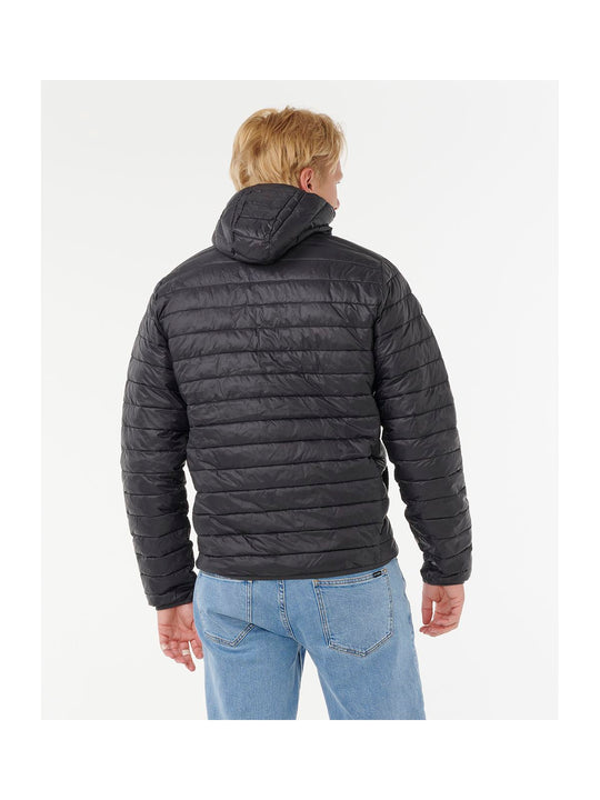 Kurtka RIP CURL ANTI SERIES SEARCH PUFFER HOOD czarna
