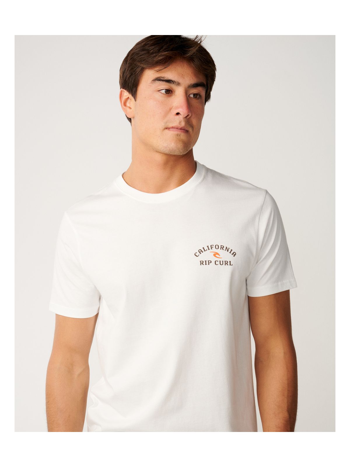 Koszulka męska RIP CURL Desti Animals biała