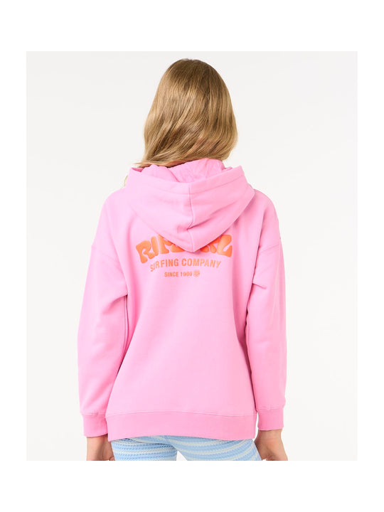Bluza RIP CURL Surf Puff Hood-Girl różowy
