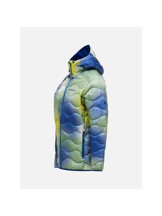 Kurtka puchowa męska PEAK PERFORMANCE M Helium Aop Down Hood Jacket kolor multikolor
