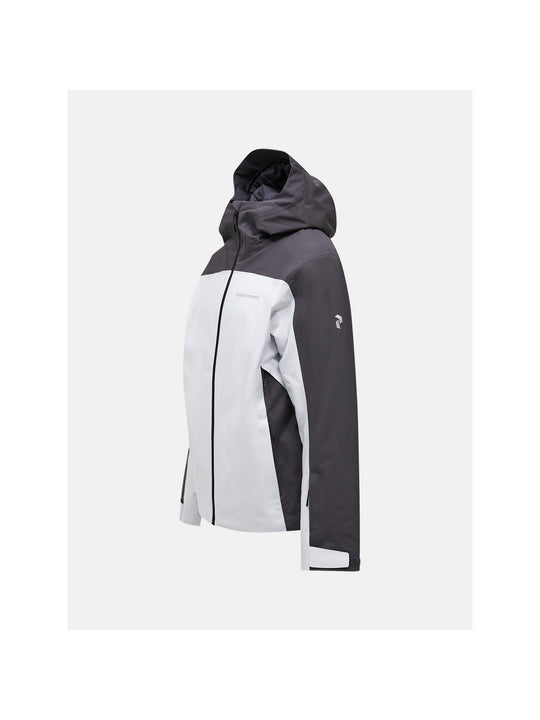 Kurtka narciarska męska PEAK PERFORMANCE Maroon Blocked HIPE 2L Insulated Shell Jacket biała
