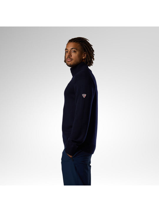 Sweter męski ROSSIGNOL M Odysseus Half Zip Merino Swe niebieski
