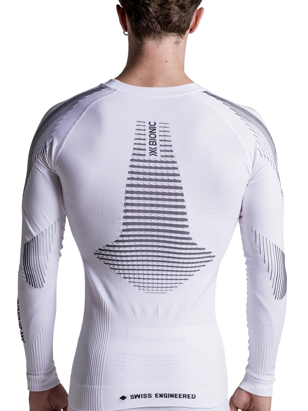 Koszulka męska X-Bionic Invent Shirt Ls X White