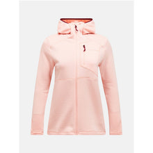 Bluza PEAK PERFORMANCE W Trail Polartec Zip Hood różowy
