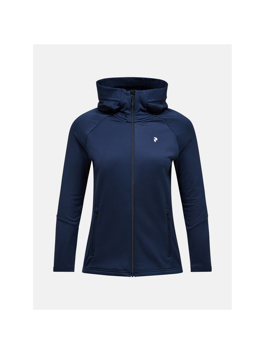 Bluza PEAK PERFORMANCE W Rider Essentials Zip Hood granatowy
