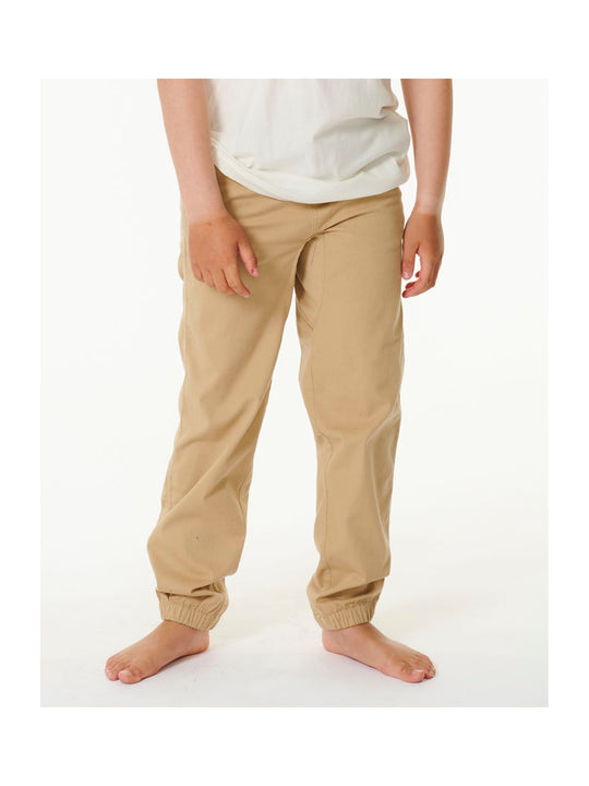 Spodnie chłopięce RIP CURL Epic Jogger Boy beżowe
