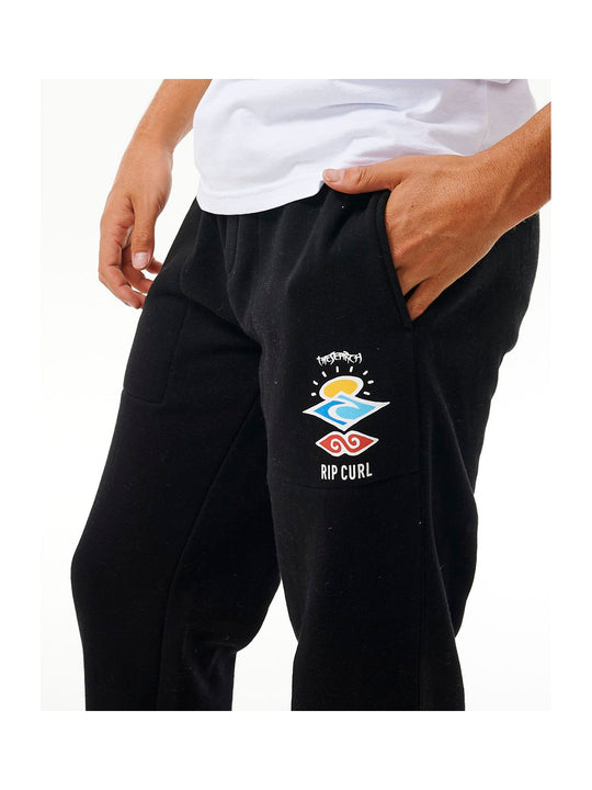 Spodnie RIP CURL Icons Of Surf Trackpant czarny
