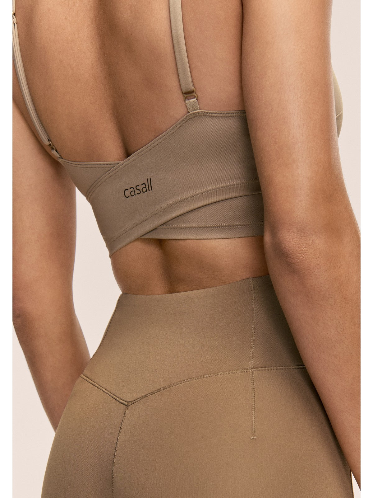 Top damski CASALL Cross Overlap Sports Top kolor zielony