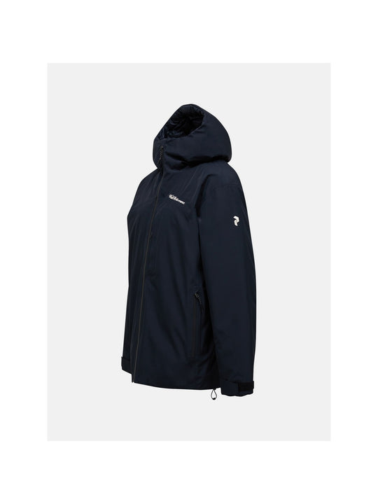 Kurtka narciarska męska PEAK PERFORMANCE 40Y Frost Reversible HIPE 2L Shell Down Jacket czarna
