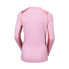 Bielizna termiczna damska HELLY HANSEN W LIFA MERINO MIDWEIGHT CREW różowa
