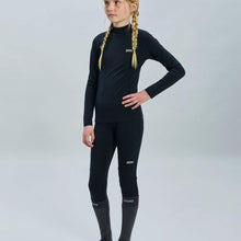 Legginsy narciarskie dla dzieci POC Y's Layer Merino 3/4 Tights czarny
