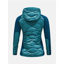 Damska kurtka puchowa Peak Performance W Helium Down Hybrid Hood zielony

