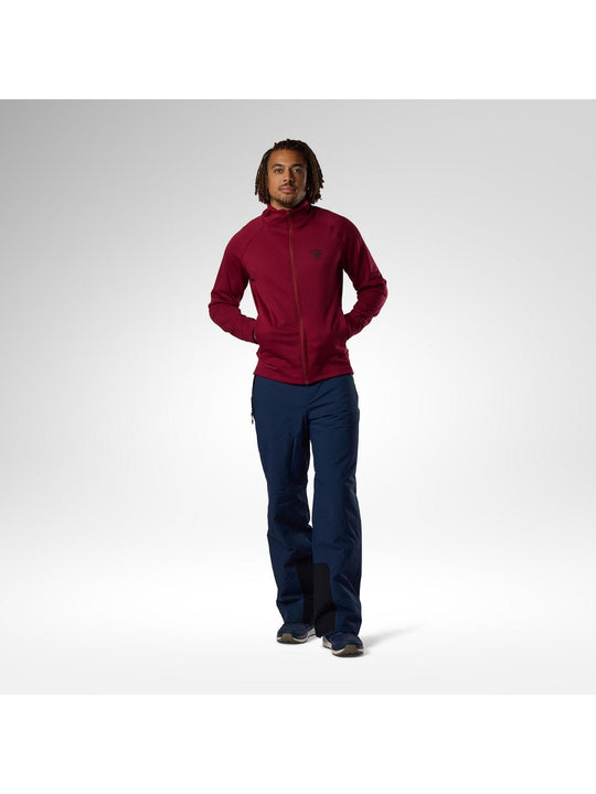 Bluza męska ROSSIGNOL Blackside Fleece Fz bordowa
