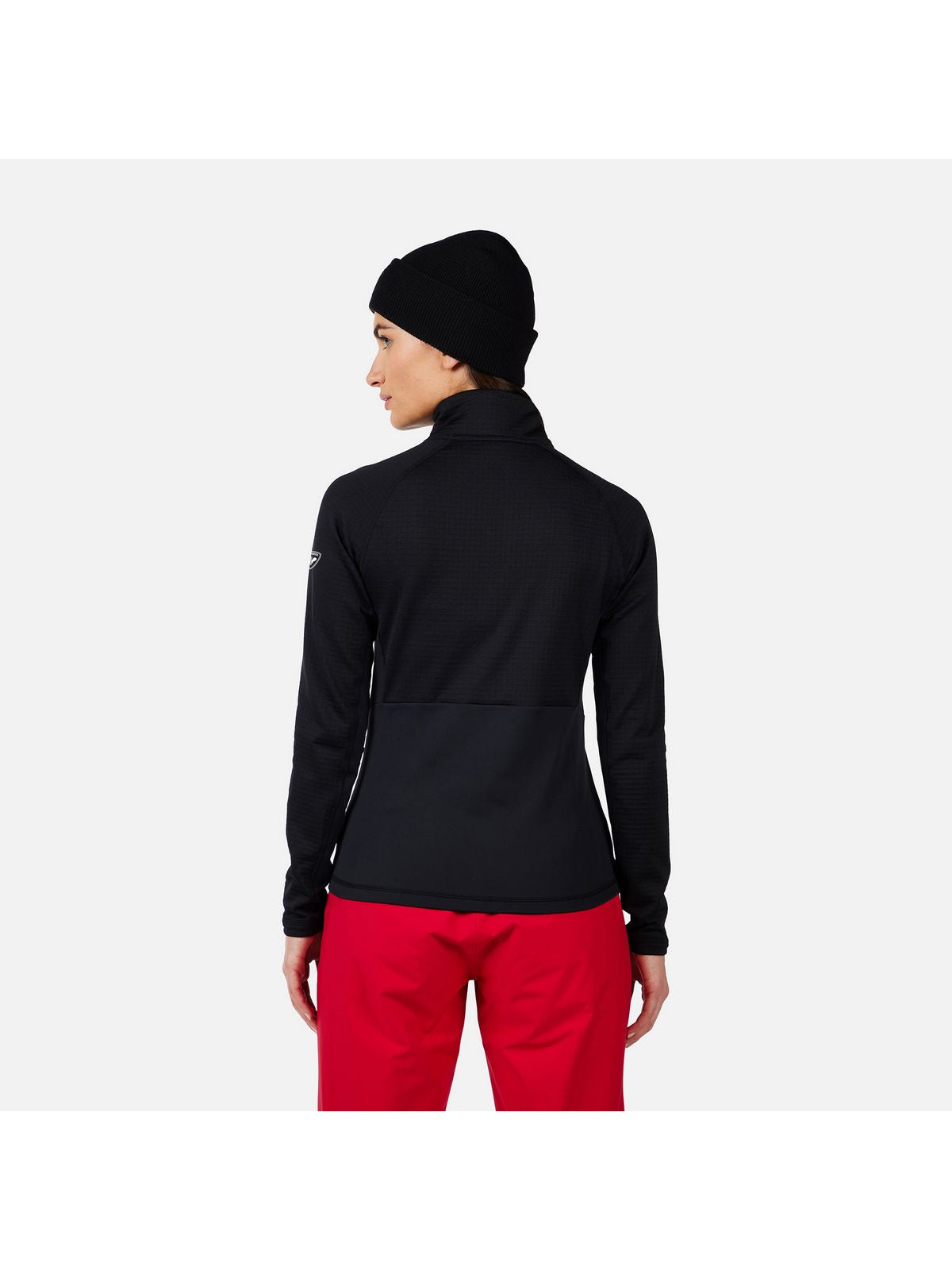 Bluza damska ROSSIGNOL W Blackside Mix HZ Fleece czarna