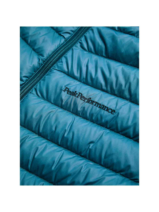 Kurtka męska puchowa Peak Performance M Frost Down Hood Jacket zielony - narciarska - Adventure Sports
