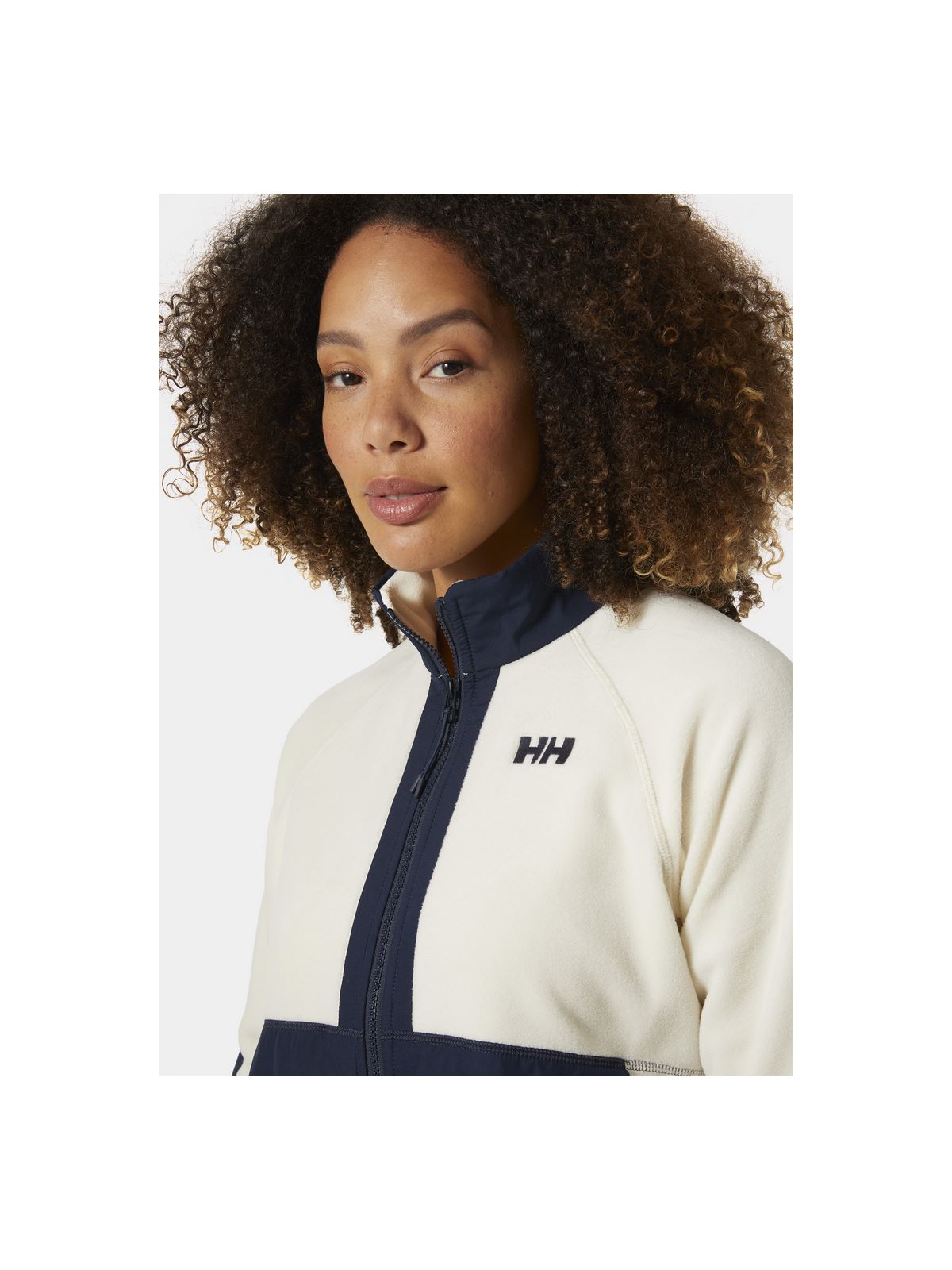 Kurtka damska HELLY HANSEN W Rig Fleece Jacket  kolor beżowy