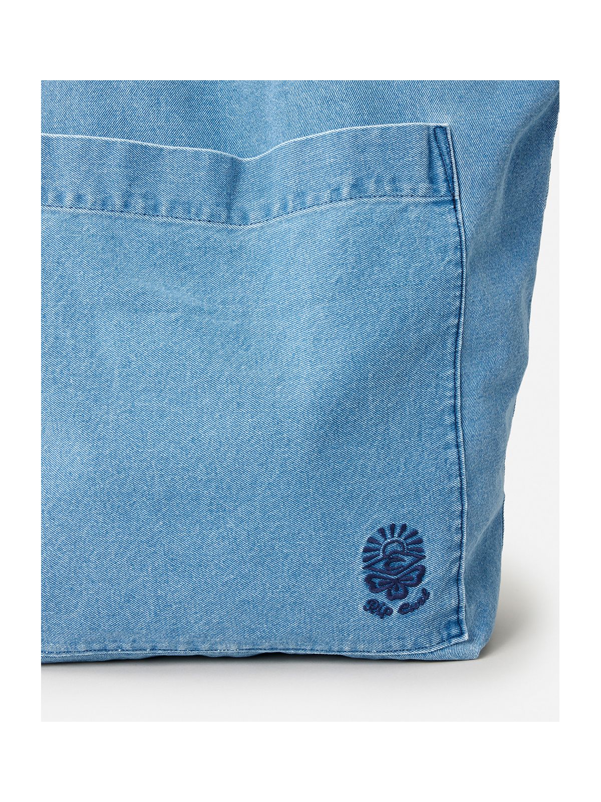 Torba RIP CURL Distressed Denim Tote Bag niebieski