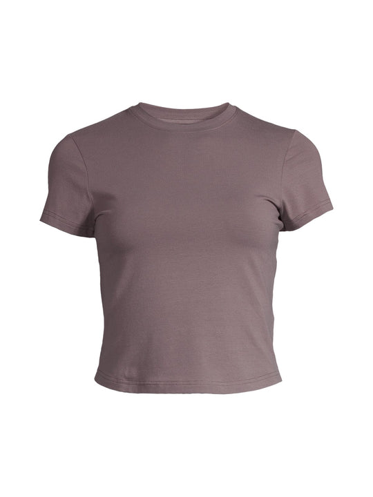Koszulka treningowa damska CASALL Cotton Blend Slim Tee kolor szary
