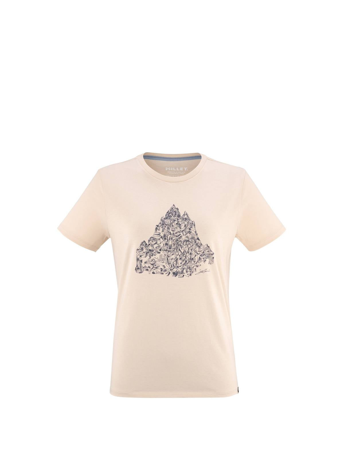 Koszulka MILLET CIMAICOLLAB TS SS W żółty - Adventure Sports