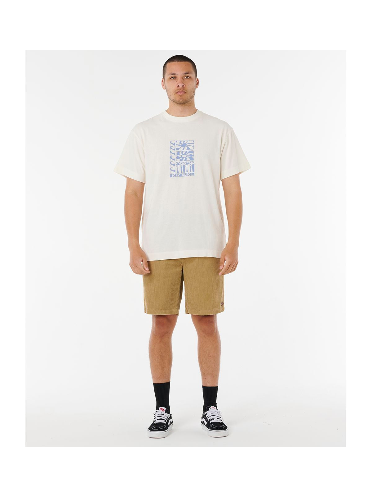 Koszulka RIP CURL AOTS TY WILLIAMS STACKED TEE beżowa