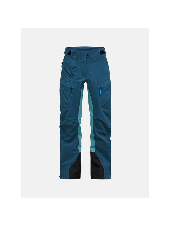Spodnie PEAK PERFORMANCE W Vislight Gore-Tex C-Knit Pants niebieski
