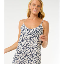 Sukienka na ramiączka RIP CURL Las Dalias Mini Dress granatowo biała
