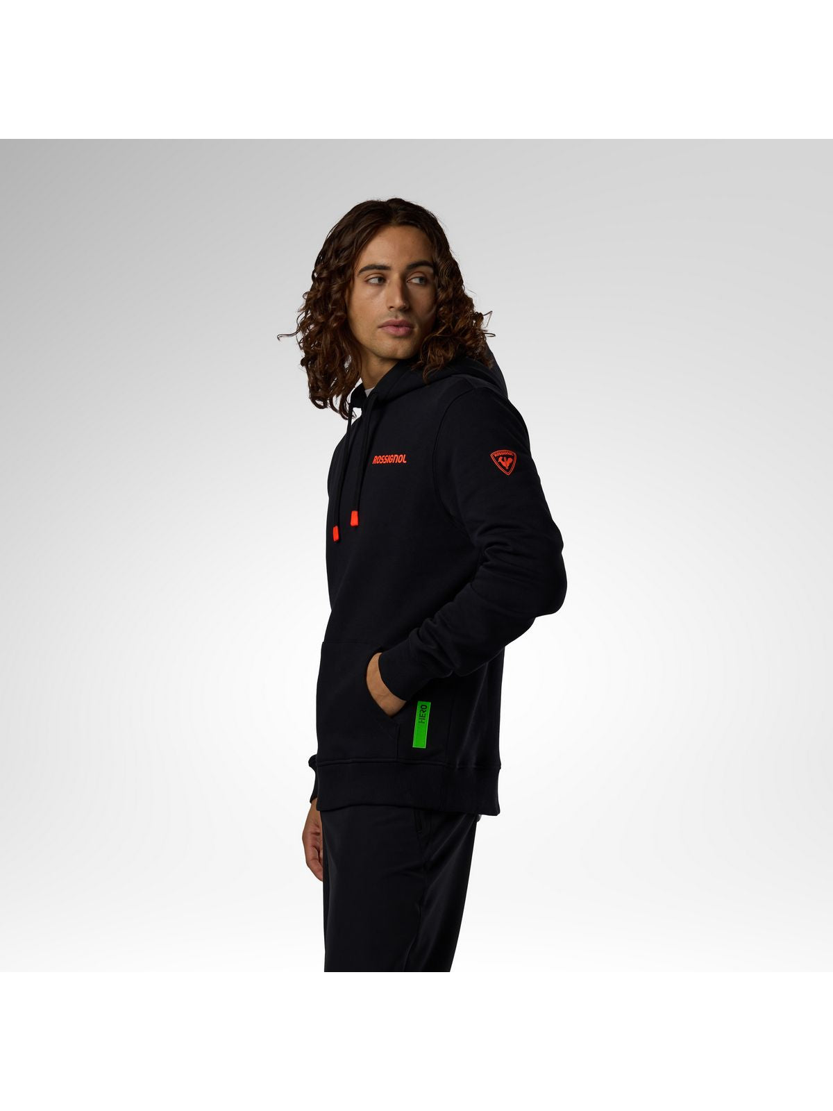 Bluza męska ROSSIGNOL M Hero Hoodie czarna