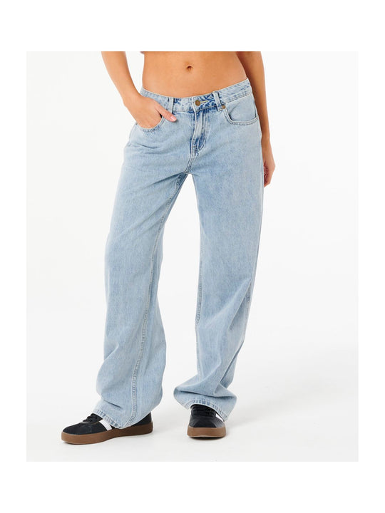 Spodnie RIP CURL AGGIE RELAXED JEANS niebieskie
