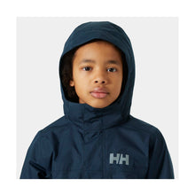 Kurtka outdoorowa dziecięca HELLY HANSEN JR VANCOUVER FLEECE INS JACKET granatowa
