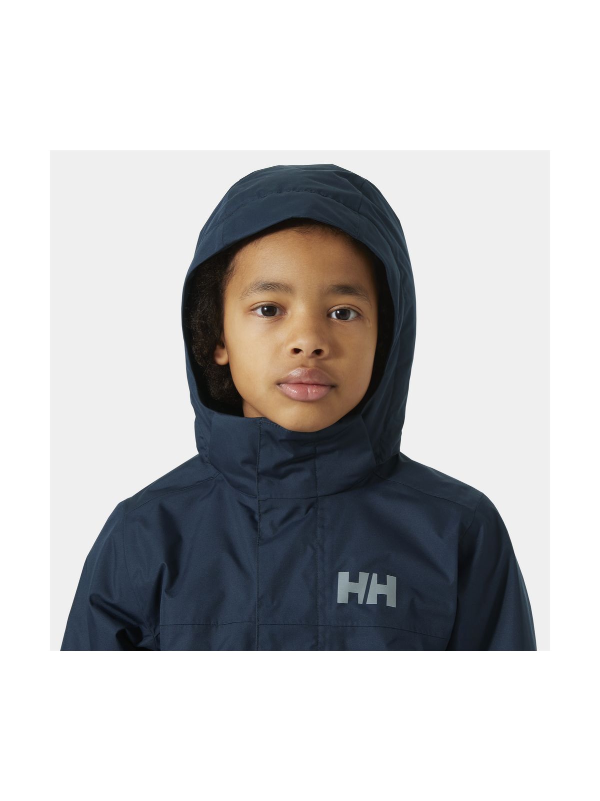 Kurtka outdoorowa dziecięca HELLY HANSEN JR VANCOUVER FLEECE INS JACKET granatowa