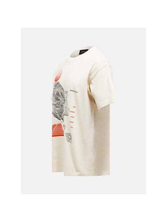 Koszulka PEAK PERFORMANCE M Graphic Tee piaskowy
