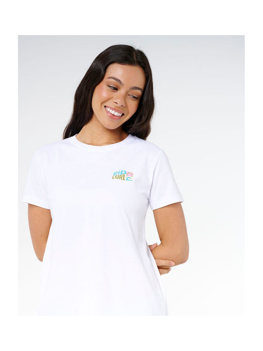 Koszulka damska RIP CURL Catalina Island Standard Tee biała
