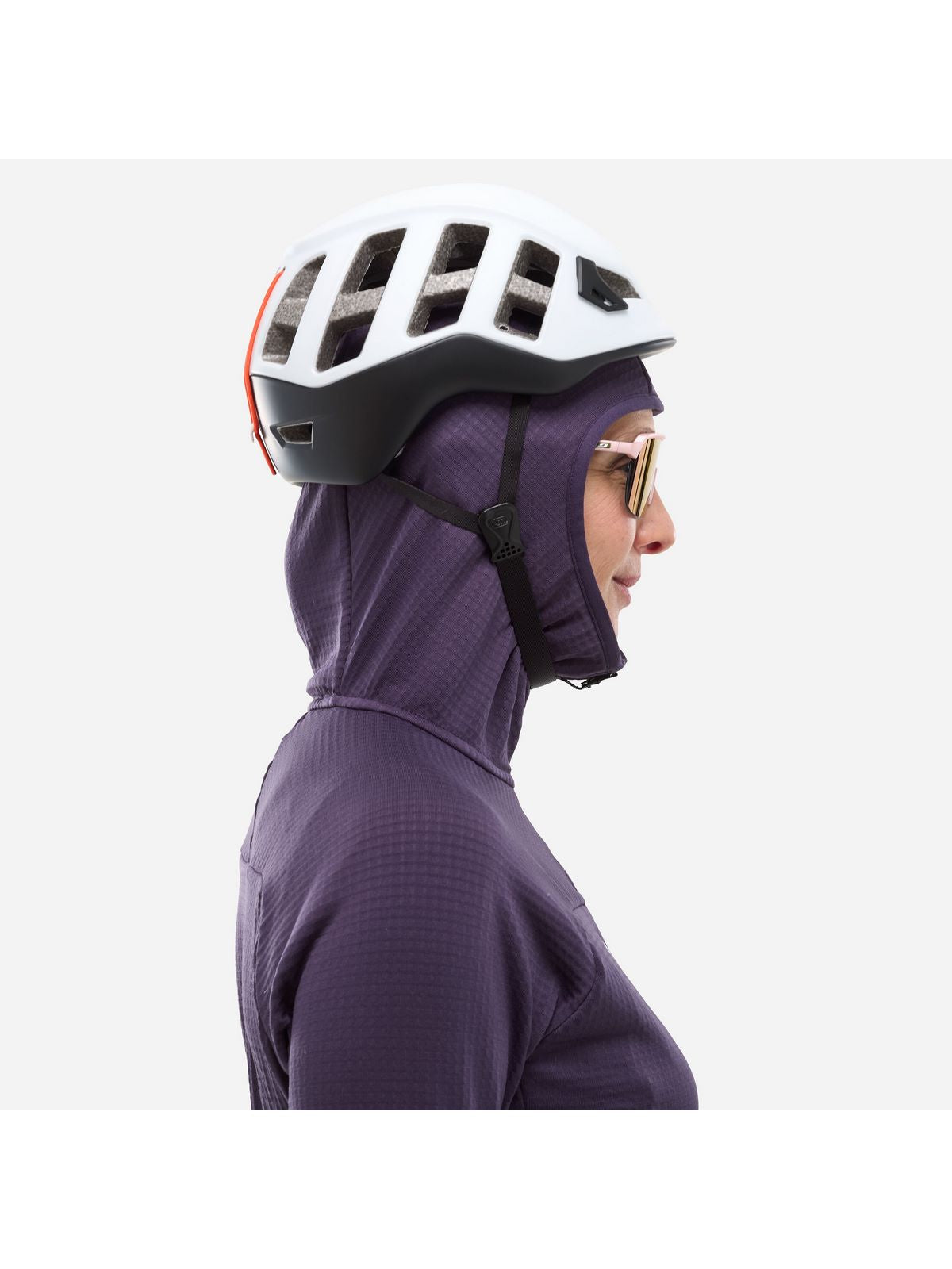 Bluza MILLET W FUSION GRID HOODIE fioletowa