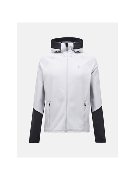 Bluza męska PEAK PERFORMANCE Rider Essentials Midlayer Zip Hood biała
