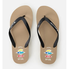 Japonki plażowe męskie RIP CURL Icons Of Surf Bloom Open Toe beżowe
