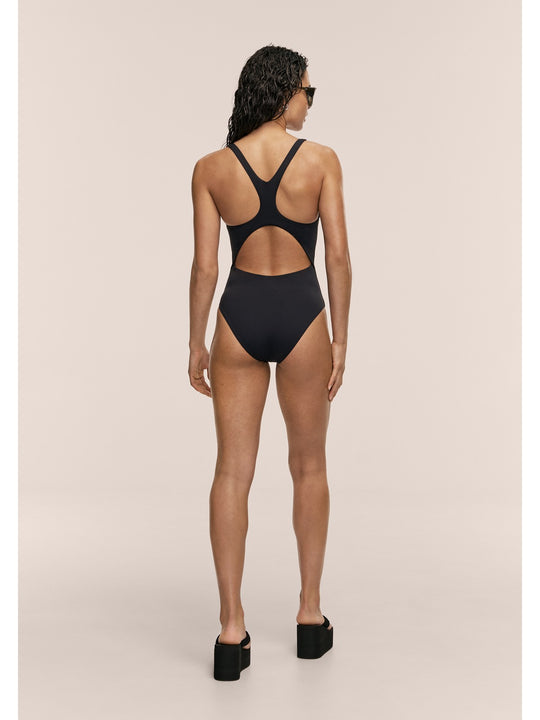 Kostium kąpielowy CASALL Deep Racerback Swimsuit kolor czarny
