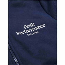Bluza PEAK PERFORMANCE Original Zip Hood Junior niebieski
