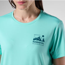 Koszulka damska Rossignol W Graphic Active Tee zielona
