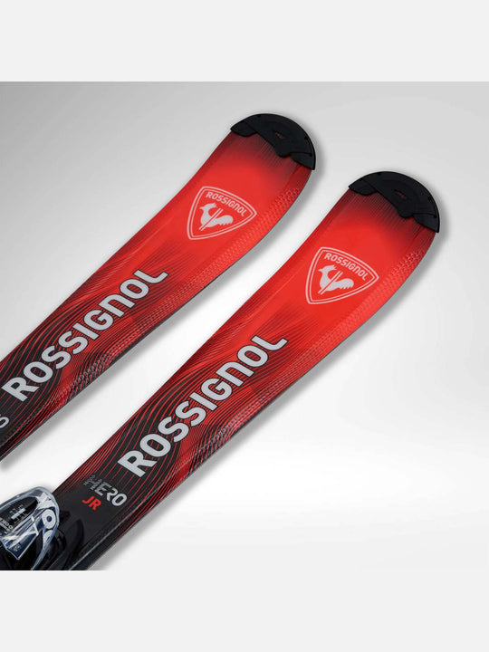 Narty dla dzieci ROSSIGNOL Hero Jr 130-150 + wiązania LOOK Xpress 7 Gw B83 Black
